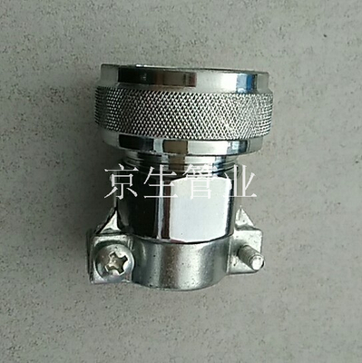 内丝接头 羊角滚花内牙接头 铠装内螺纹接头